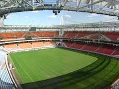 Stadion Lokomotiv
 Moskwa, Rosja (malowanie trybuny)